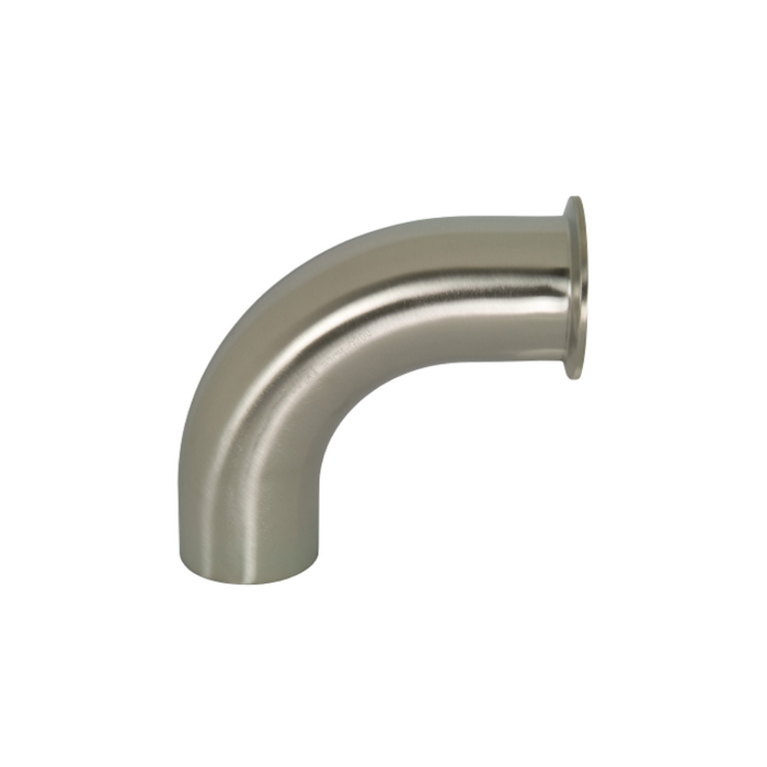 90° Clamp x Buttweld Elbow, Polish ID/OD (2CM)