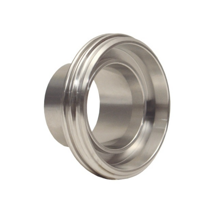 DIN15A Thread x Sanitary Tube Weld Ferrule – Metric (DN15SCM)