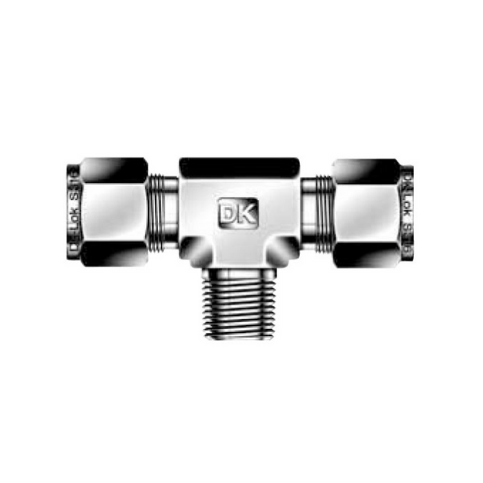 Compression Tube Tee w/ Male NPT Branch