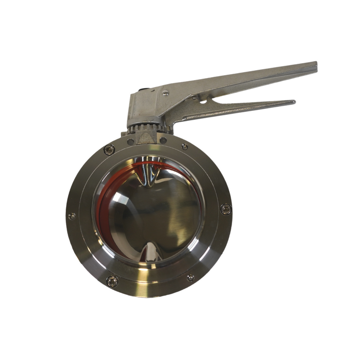 Weld End Butterfly Valve With Trigger Handle